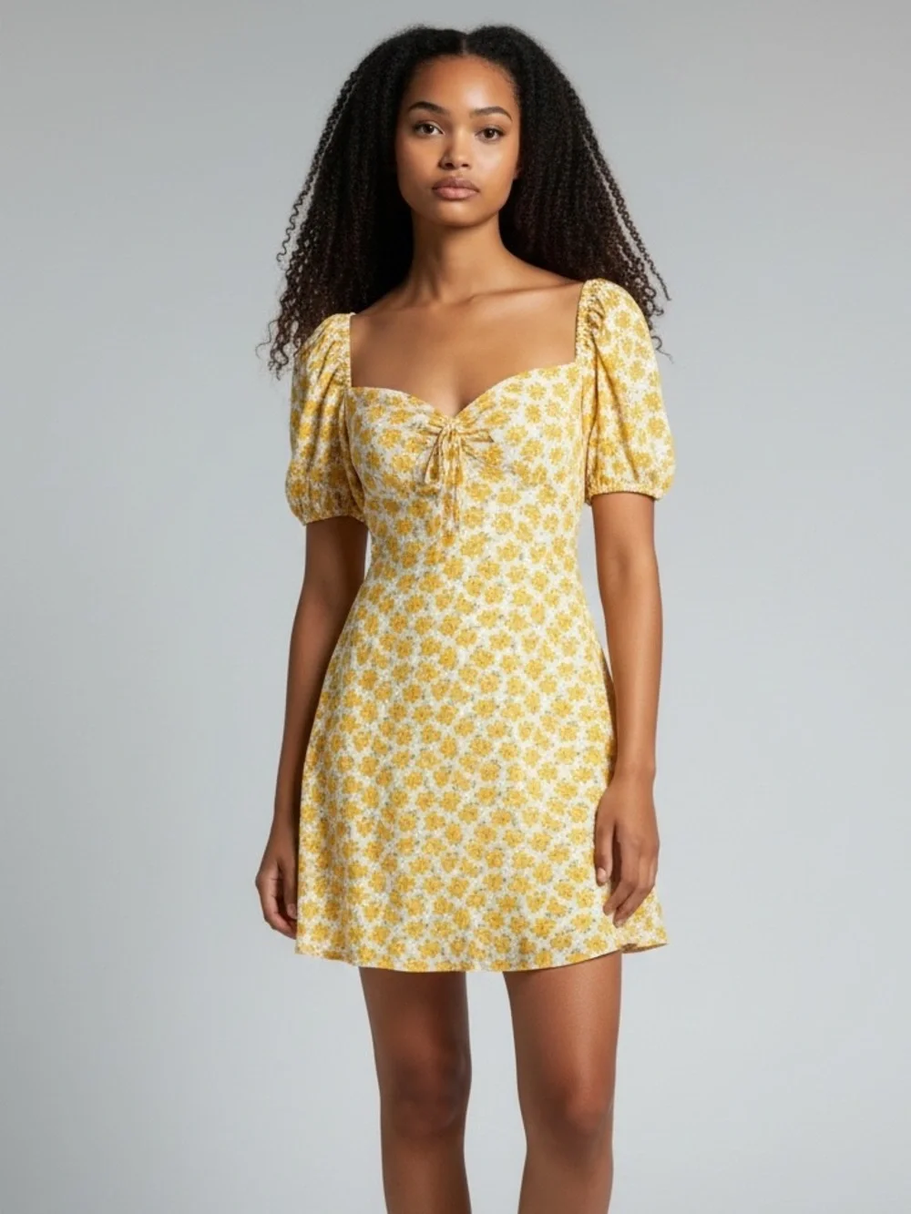 🌼 {RARE} Faithfull the Brand Ditsy Floral Mini Dress - Picture 2 of 9